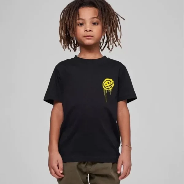 Çocuk Unisex Baskılı T-Shirt - Siyah
