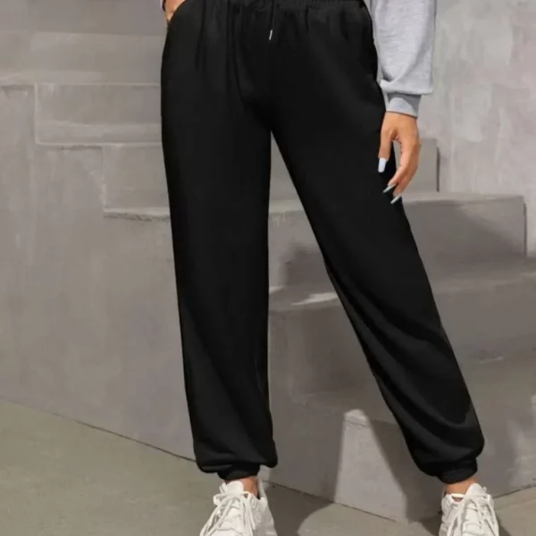 Unisex Basic Eşofman Altı - Siyah