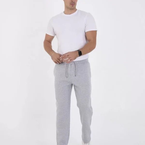 Unisex Üç İplik Basic Eşofman Pantolon - Gri