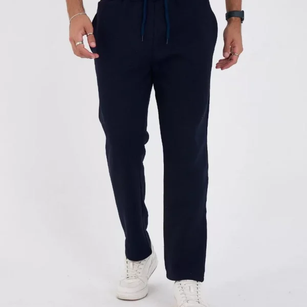 Unisex Üç İplik Basic Eşofman Pantolon - Lacivert