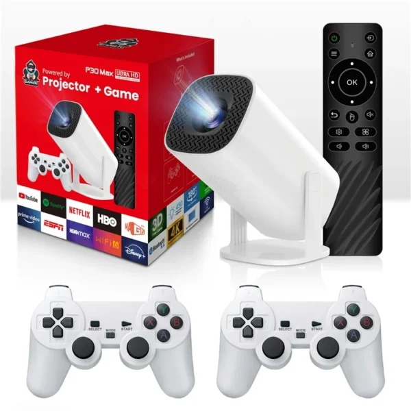 Oyun Konsollu Projektör 2 In 1 Game Projektor Yeni Nesil Premium
