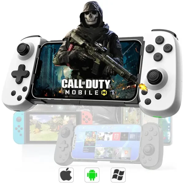 D6 Telefon Tablet Switch Dönüştürücü Bluetooth Oyun Kolu Gamepad